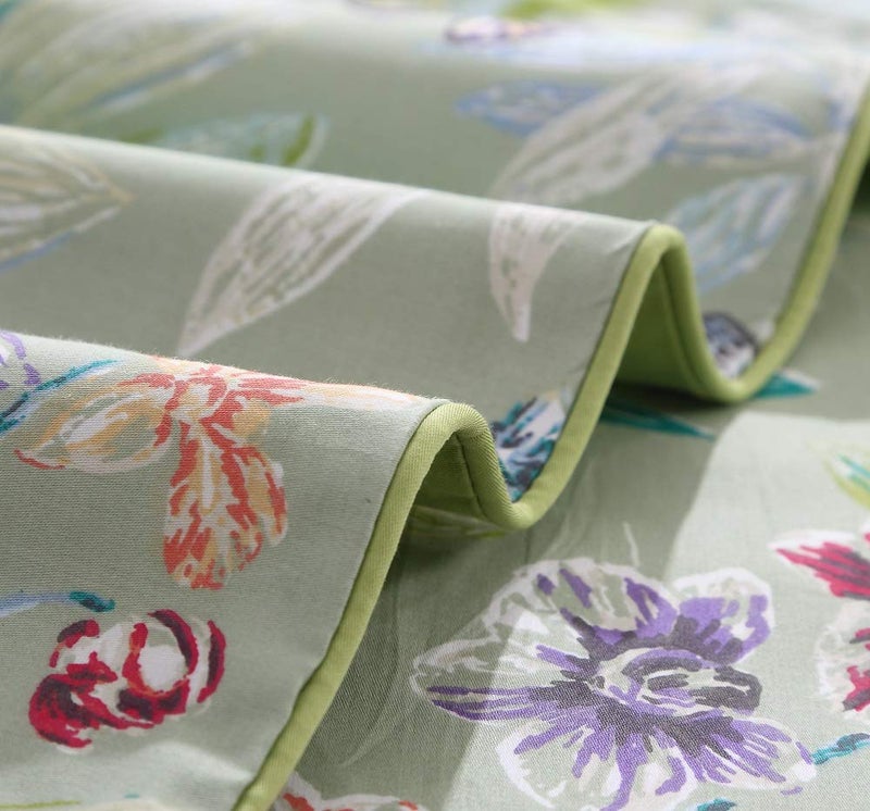 YOUSA YOU SA Floral Butterfly Print Pattern Pillowcases Cotton Decorative Pillow Covers Luxury 100% Cotton Pillow Cases(King,Color-4) - Image 3